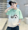 Children's summer cotton short-sleeved 2026 new style clothes - Boys' t-shirt, tie-dye trendy boys' top, children's clothing